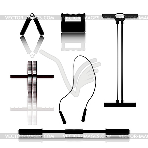 Sports equipment,  - vector clip art