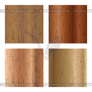 Set of wooden textures, - vector clipart