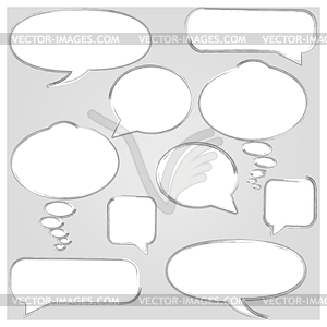 Set of frames, - vector image