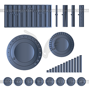 Multimedia set, - vector image