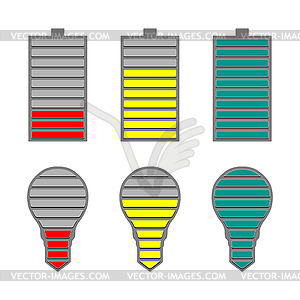 Set of indicators,  - vector clip art