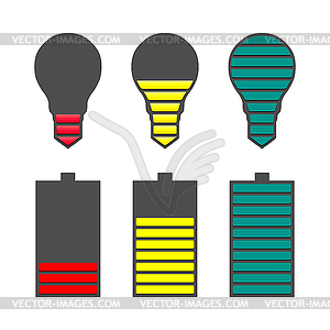 Set of indicators,  - vector clipart / vector image