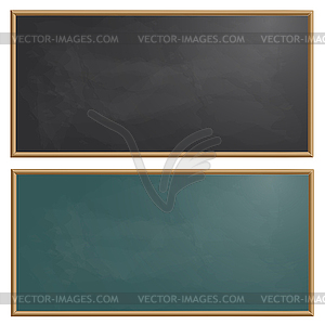 Set drawing board chalk - vector image