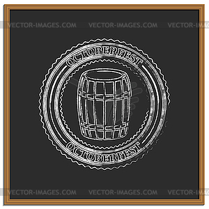 Emblem Oktoberfest, - vector clipart / vector image