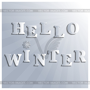 Winter background,  - vector EPS clipart