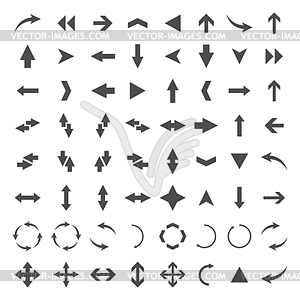 Set of arrows,  - vector clip art