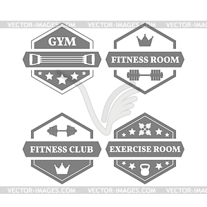 Set of sports emblems , - vector clipart