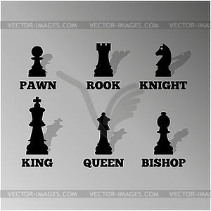 Chess figures,  - vector image