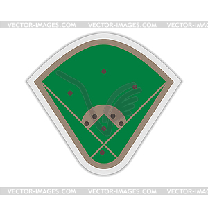 Field for Baseball,  - vector image