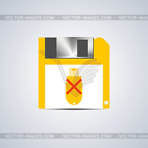 Icon write error,  - vector image