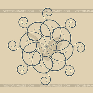 Circular ornament,  - vector image