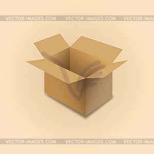 Cardboard box  - vector image