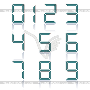 Set of numbers,  - vector clip art