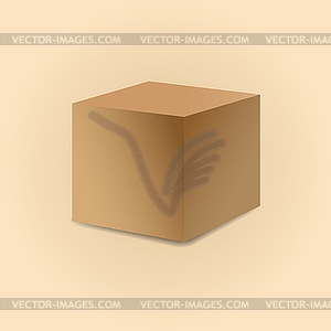 Cardboard box  - vector clipart