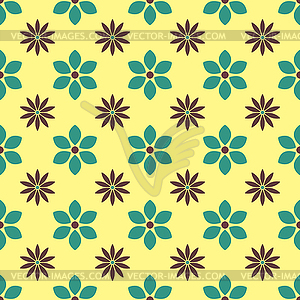 Floral seamless background,  - vector clipart / vector image