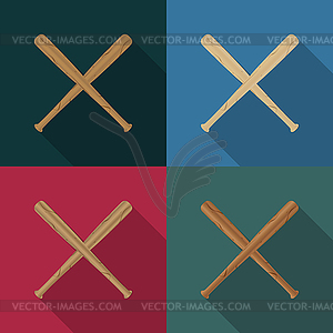 Icons baseball,  - vector clip art