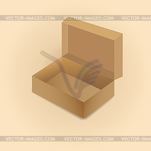 Cardboard box  - vector clipart