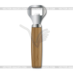 Bottle cap opener, - vector image
