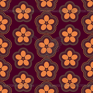 Floral seamless background,  - vector clipart / vector image