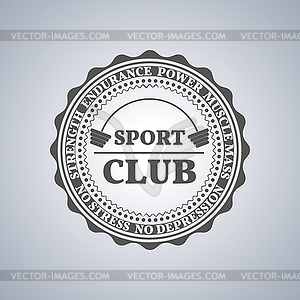 Sport logo,  - royalty-free vector clipart