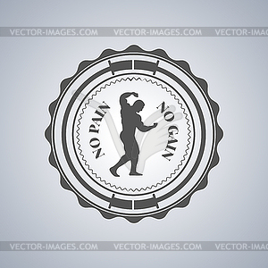 Sport logo, - stock vector clipart