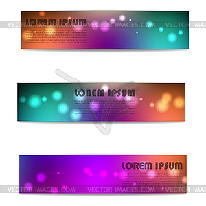 Set of web banners,  - vector clipart