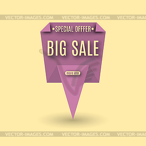 Sale label,  - royalty-free vector image