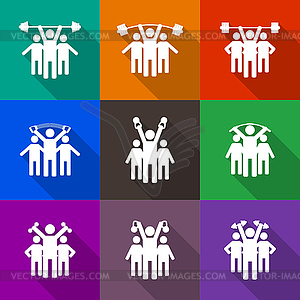 People icon,  - vector image