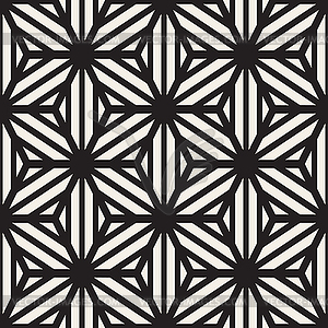 Seamless Line Grid Geometric Pattern - vector image