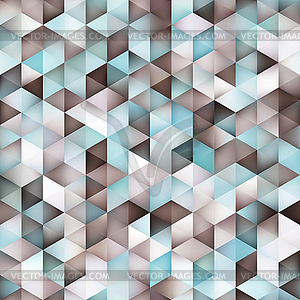 Бесшовные Многоцветный Градиент треугольной формы сетки - векторное графическое изображение