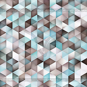 Seamless Multicolor Gradient Triangle Shape Grid - vector clipart