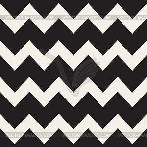 Seamless ZigZag Horizontal Lines Geometric Pattern - vector image