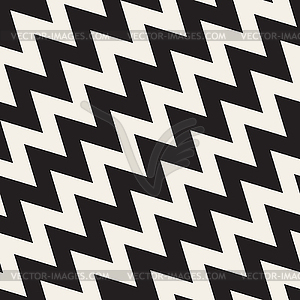 Seamless ZigZag Diagonal Lines Pattern - vector clip art