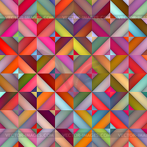 Seamless Multicolor Shades Gradient Rhombus - vector image