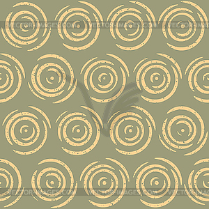 Seamless Geometric Lines Circular Round Pattern - vector EPS clipart