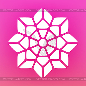 Decorative Mandala Ornaments Logo - vector image