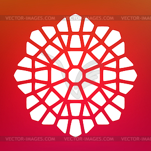 Декоративные украшения Mandala Логотип - клипарт в векторном виде