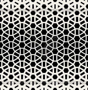 Seamless Geometric Grid Halftone Pattern - vector clipart