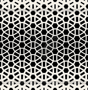 Seamless Geometric Grid Halftone Pattern - vector clipart