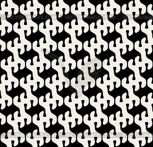 Seamless Rounded Drop Shape Pattern - vector image