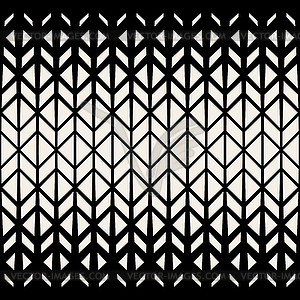 Бесшовные черный белый геометрический треугольник Линии - векторизованное изображение клипарта