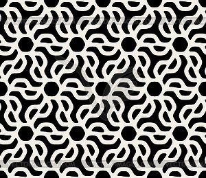 Seamless Black And White Pattern - vector clip art