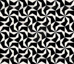 Seamless Black And White Abstract Geometric - vector clip art