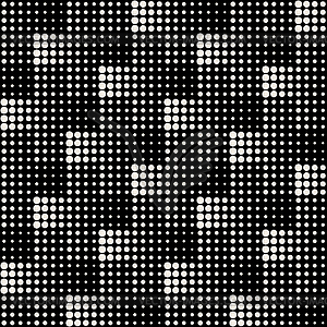 Seamless Black And White Abstract Geometric Cross - vector clip art