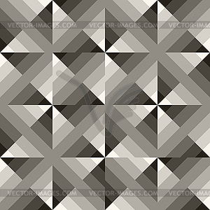 Seamless Black White Geometric Square Gradient - vector clipart