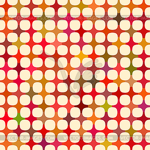 Seamless Multicolor Cross Tiling Grid With White - stock vector clipart