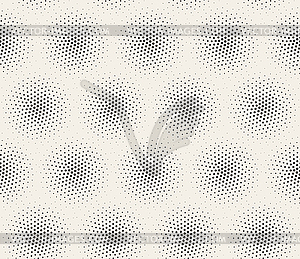 Seamless Black And White Subtle Stippling Halftone - vector image