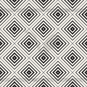 Seamless Rhombus Tiling Pattern. Concentric Lines - vector clipart