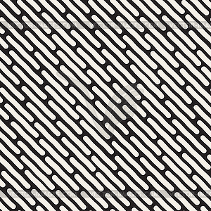 Seamless Jumble Diagonal Lines Pattern - vector image