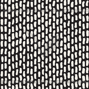 Seamless Black And White Jumble Lines Pattern - vector image